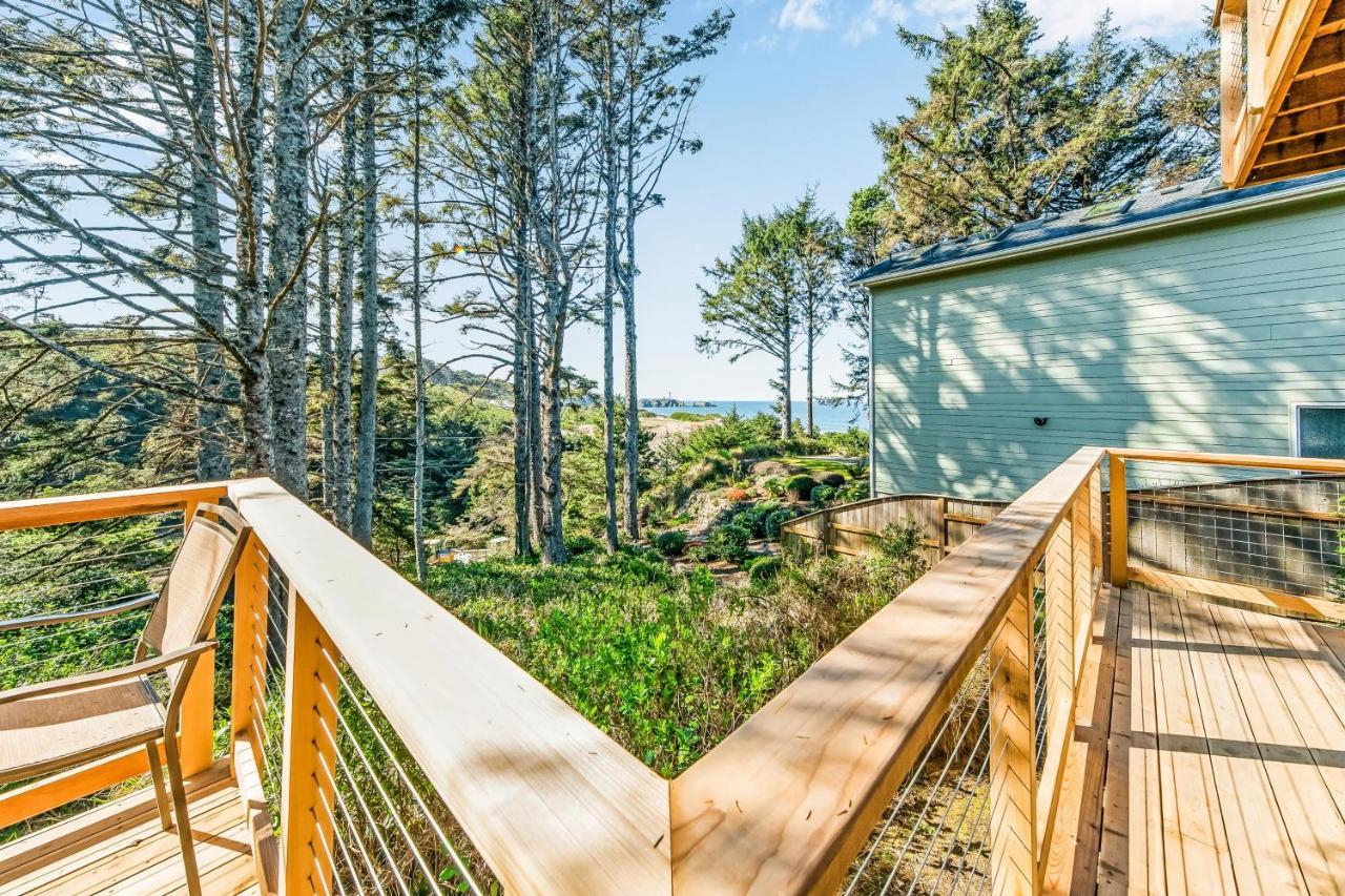 Yaquina Lighthouse View Beach Home Newport Exterior foto